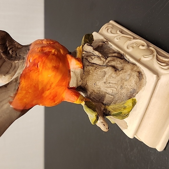 Rare Vintage Porcelain Figurine Robin Hand Painted Made In Japan - Picture 8 of 11